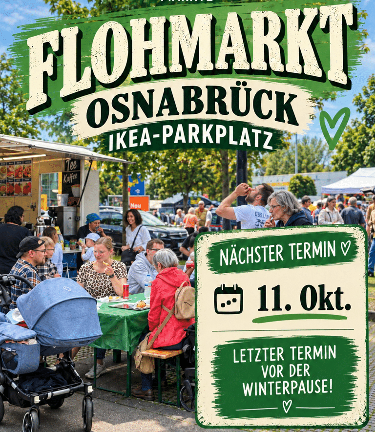Flohmarkt Osnabrück Ikea-Parkplatz - letzter Termin 2026 vor der Winterpause